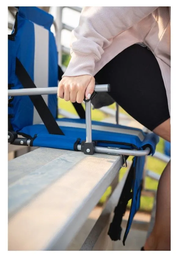 STADIUM SEAT WITH ARMS - BLUE